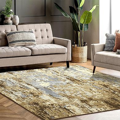 Polyester Velvet Towel Khaki Rectangular Hallway Bathroom Entryway Kitchen Office Foldable Ink