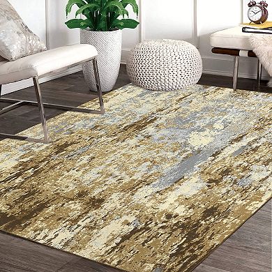 Polyester Velvet Towel Khaki Rectangular Hallway Bathroom Entryway Kitchen Office Foldable Ink