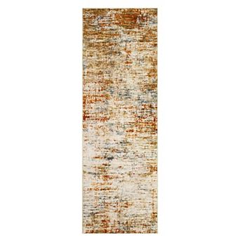 Washable Modern Rug Non-Slip Abstract Area Rug Stain-Resistant Low Pile Indoor Carpet