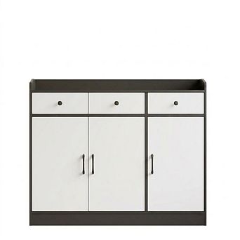 Modern Buffet Cabinet 47'' Sideboard with Drawers and Shelves