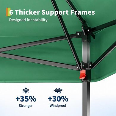 Outdoor Event Canopy Tent with Mesh Walls Foldable Shelter for Garden Patio