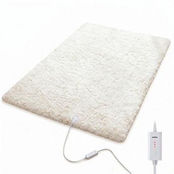 Heated Floor Mat, Electric Heated Area Rug with LCD Controller, 3 Heat Levels & 10H Auto Shut-Off