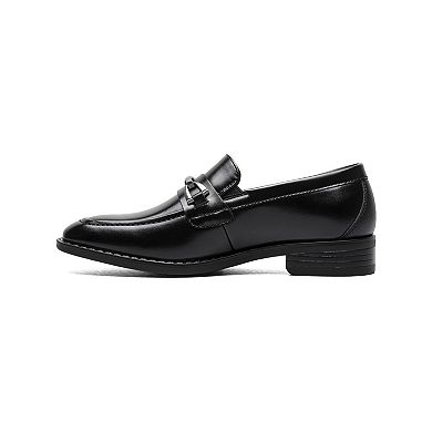 Stacy Adams Kaylor Boys Moc Toe Bit Slip-On Shoes