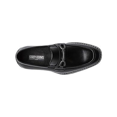 Stacy Adams Kaylor Boys Moc Toe Bit Slip-On Shoes