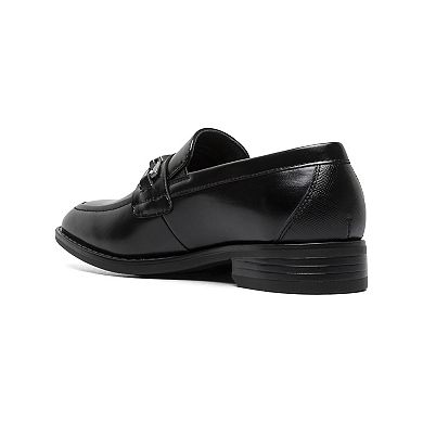 Stacy Adams Kaylor Boys Moc Toe Bit Slip-On Shoes