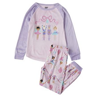 Girls 2-16 Lands' End Holiday 2 pc Pajama Top & Pajama Bottoms Set