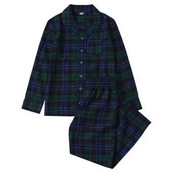Girls 4-18 Lands' End Flannel 2 pc Pajama Top & Pajama Bottoms Set