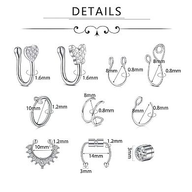 Non Piercing Septum Ring