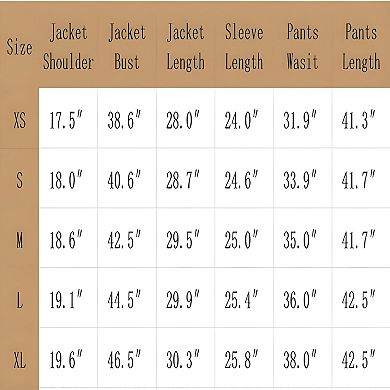 Men Unique Pattern Suit Set