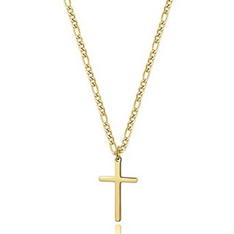 Stainless Steel Cross Pendant Necklace