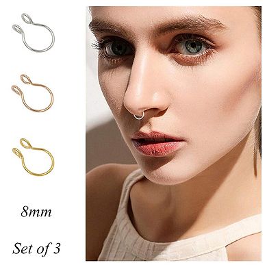 Faux Septum Nose Hoop