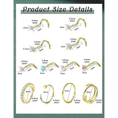 Hypoallergenic Nose Ring Jewelry