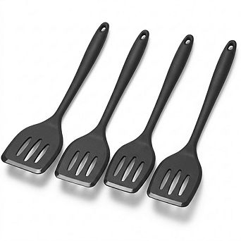 4 pc Silicone Cooking Spatula Set, Heat-Resistant, Nonstick