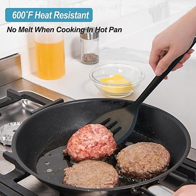 4-Piece Silicone Cooking Spatula Set, Heat-Resistant, Nonstick