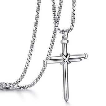 Stainless Steel Cross Necklace