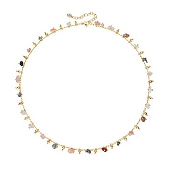 Colorful Pearl Choker Necklace