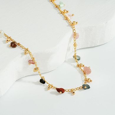 Colorful Pearl Choker Necklace