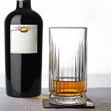 4pc Tall Glass Set, Drinking Glasses for Everyday Beverages