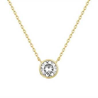 Dainty CZ Halo Choker Necklace