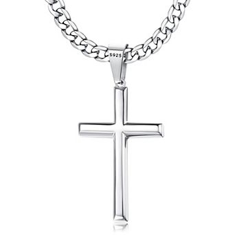 Sterling Silver Cross Necklace