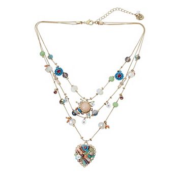 Butterfly Charm Layered Necklace for Women