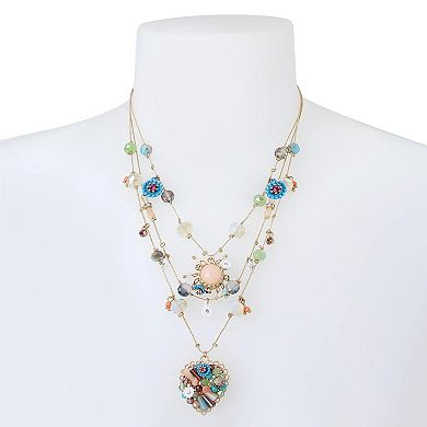 Butterfly Charm Layered Necklace for Women