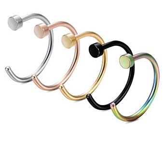 Hypoallergenic 316L Stainless Steel Nose Rings
