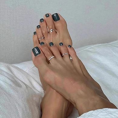 Sterling Silver Adjustable Toe Rings