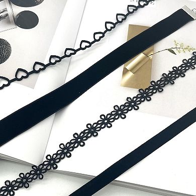 Adjustable Gothic Choker Set