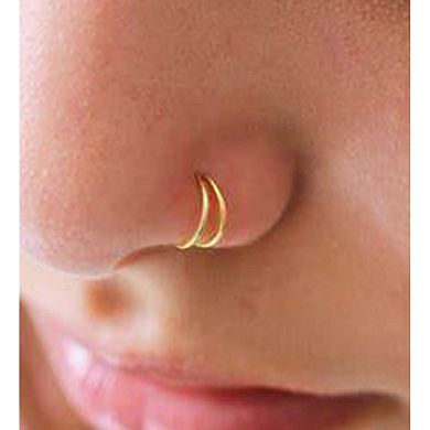 Double Nose Hoop Ring