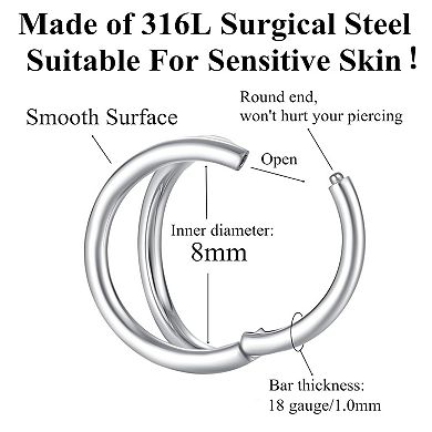 Seamless Clicker Nose Ring