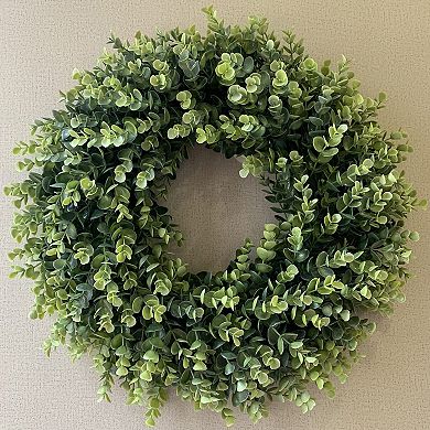 20" Boxwood Wreath Spring Summer All Seasons Home Decoration
