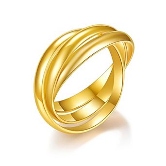 Gold Plated Spinner Ring for Women