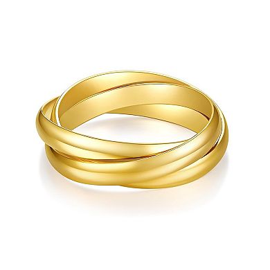 Gold Plated Spinner Ring for Women