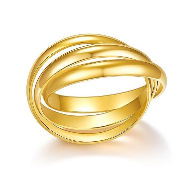 Gold Plated Spinner Ring for Women