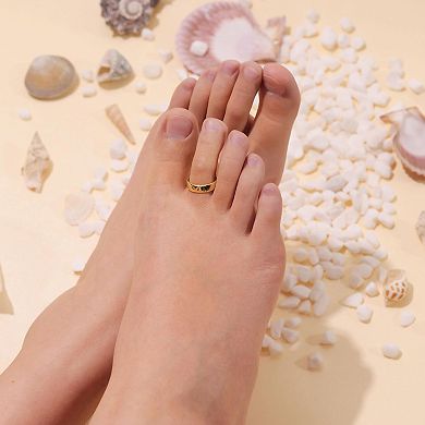 Solid Gold Open Toe Rings Women
