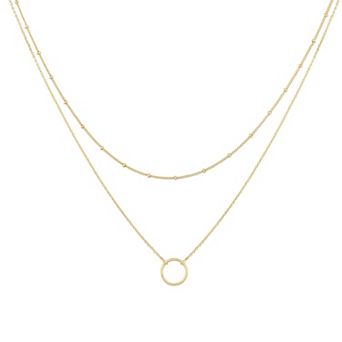 Dainty Arrow Bar Layering Necklace