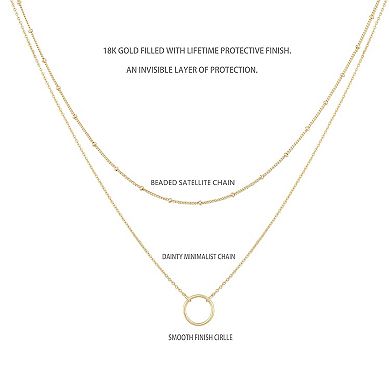 Dainty Arrow Bar Layering Necklace