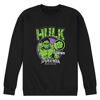 Men's Spider-Man Brand New Day Hulk Graphic Fleece Sweatshirt