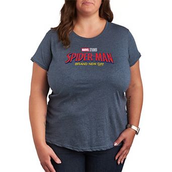 Plus Size Marvel Spider-Man Brand New Day Logo Graphic Tee