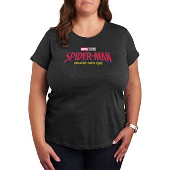 Plus Size Marvel Spider-Man Brand New Day Logo Graphic Tee