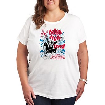 Plus Size Marvel Spider-Man Brand New Day Web Action Graphic Tee