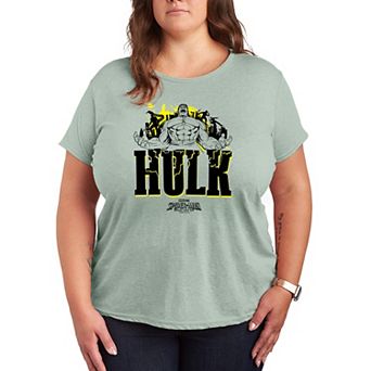 Plus Size Marvel Spider-Man Brand New Day Hulk Graphic Tee