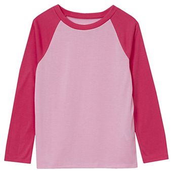 Kids 4-20 Lands' End Raglan Long Sleeve Jersey Pajama Tee