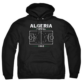 Big & Tall Algeria Football Graphic Pullover Hoodie