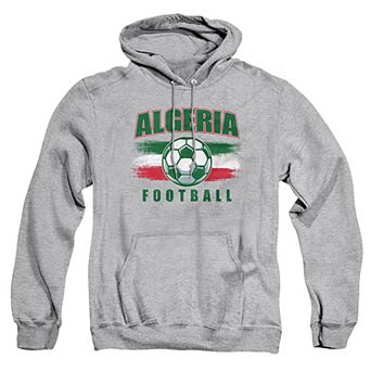 Big & Tall Algeria World Football Graphic Pullover Hoodie