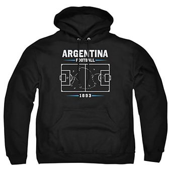 Big & Tall Argentina Football Graphic Pullover Hoodie