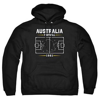 Big & Tall Australia Football Play Graphic Pullover Hoodie