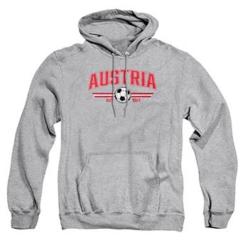 Big & Tall Austria Futbol World Graphic Pullover Hoodie