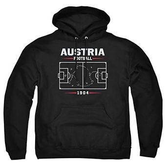 Big & Tall Austria Football Graphic Pullover Hoodie